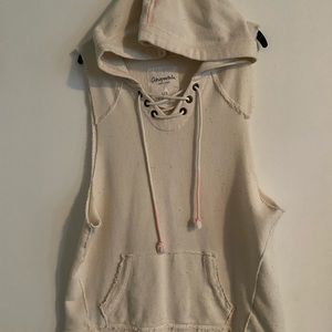 NWOT Aeropostale sleeveless hooded sweatshirt Vest
